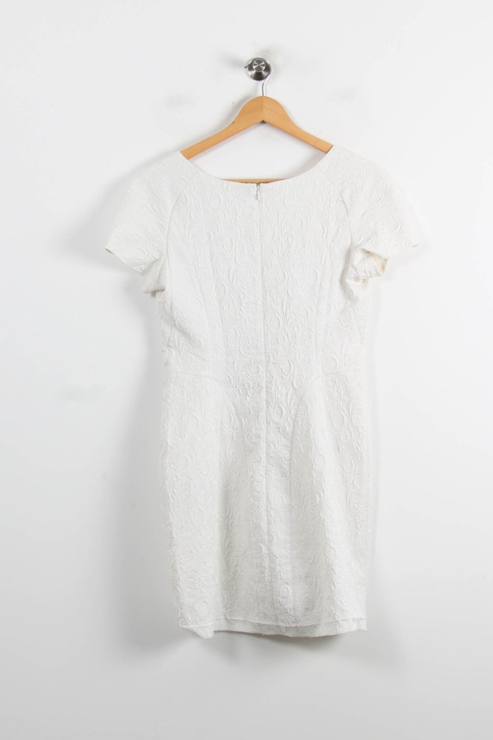 Robe Courte Blanche - Taille L/40 de la marque The Kooples | GLO0111 - Vendu par Paradigme - Image 4