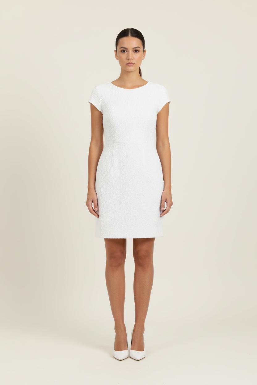 Robe Courte Blanche - Taille L/40 de la marque The Kooples | GLO0111 - Vendu par Paradigme - Image 1