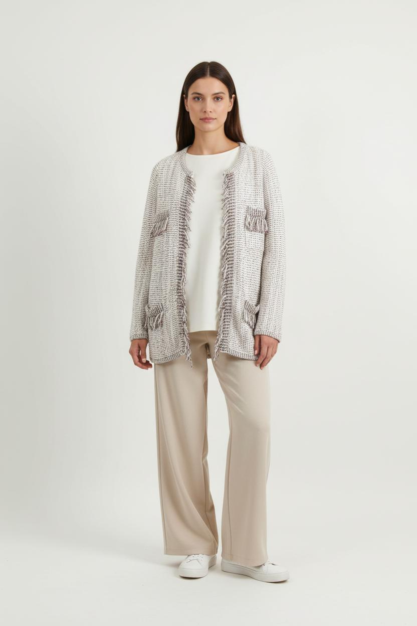 Veste Blanche - Taille M/38 de la marque Claudie Pierlot | GLO0114 - Vendu par Paradigme - Image 1