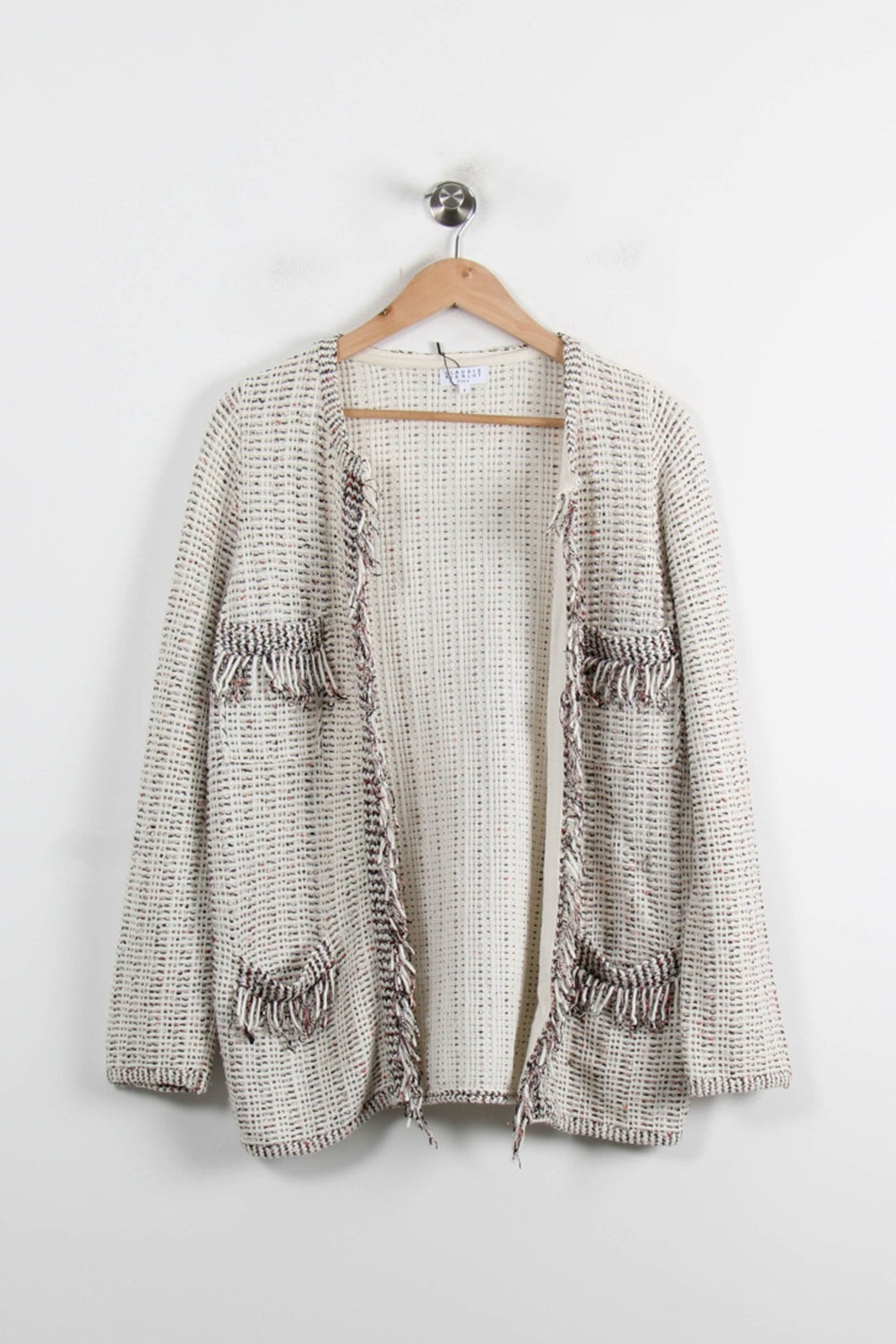 Veste Blanche - Taille M/38 de la marque Claudie Pierlot | GLO0114 - Vendu par Paradigme - Image 2