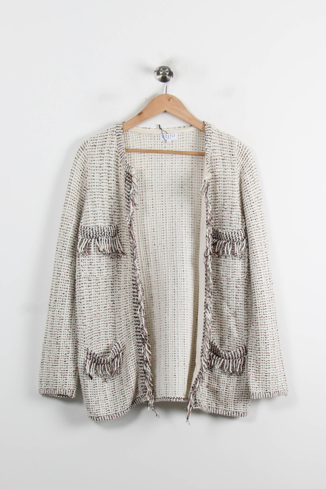 Veste Blanche - Taille M/38 de la marque Claudie Pierlot | GLO0114 - Vendu par Paradigme - Image 2