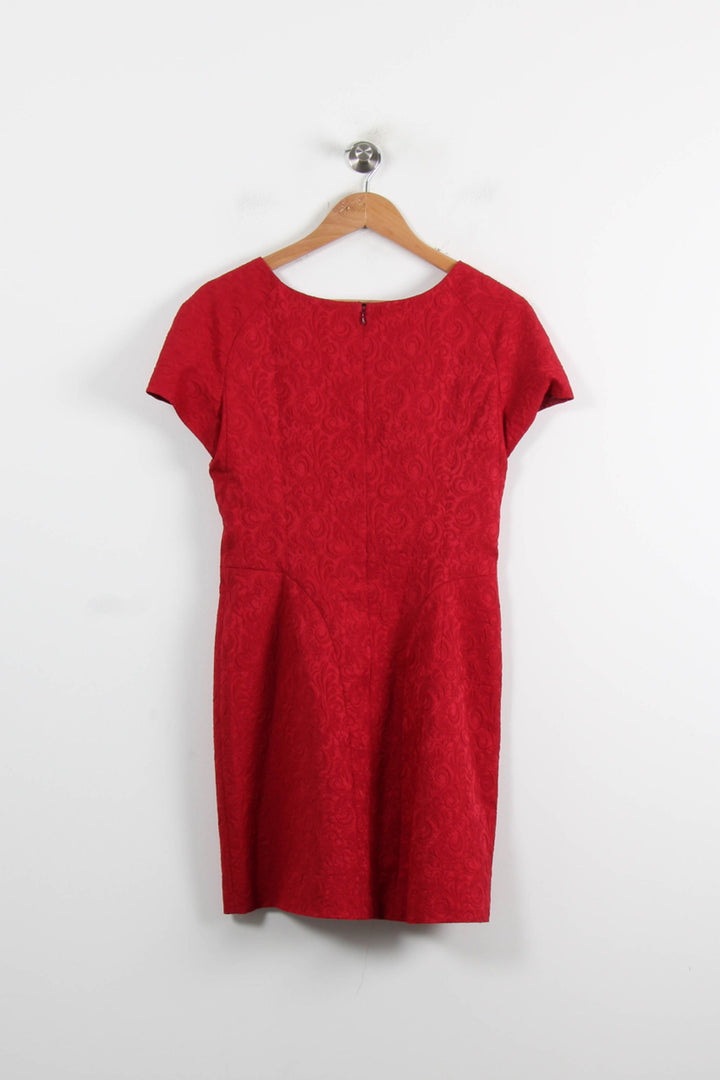 Robe Courte Rouge - Taille XL/42 de la marque The Kooples | GLO0120 - Vendu par Paradigme - Image 4