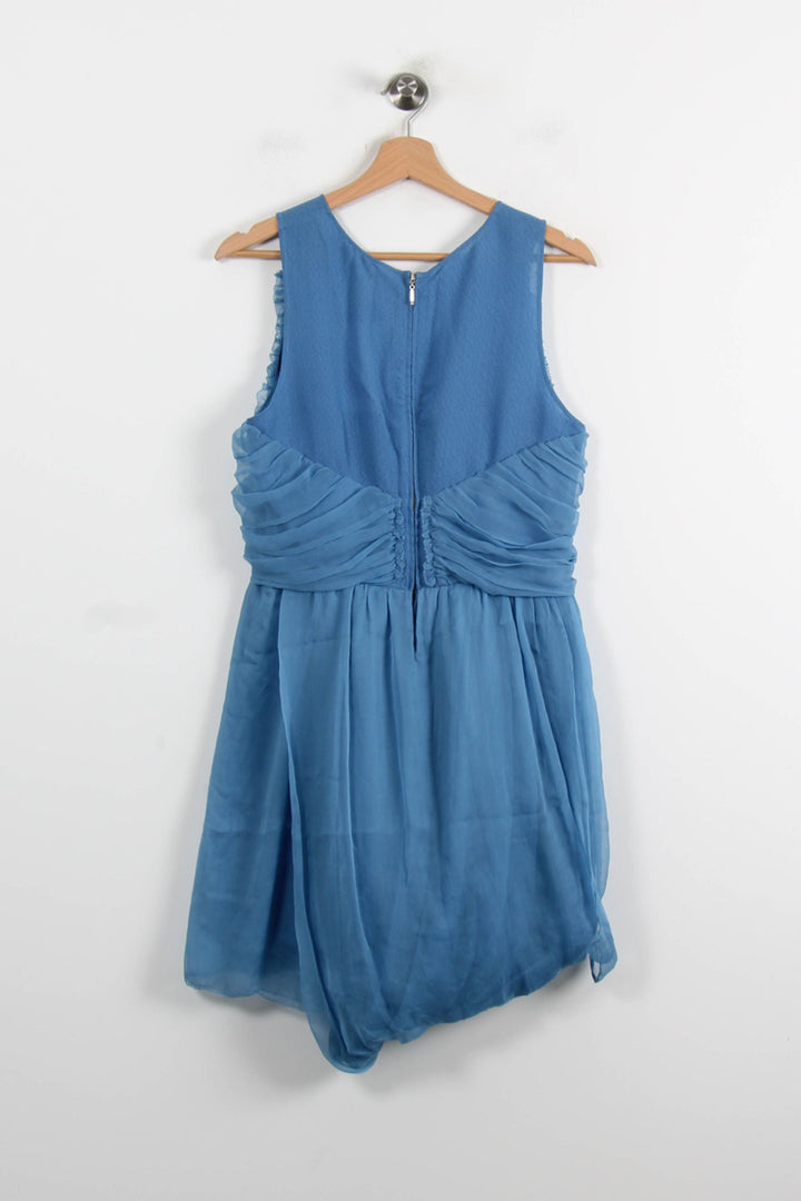 Robe Courte Bleue - Taille L/40 de la marque Maje | GLO0127 - Vendu par Paradigme - Image 4
