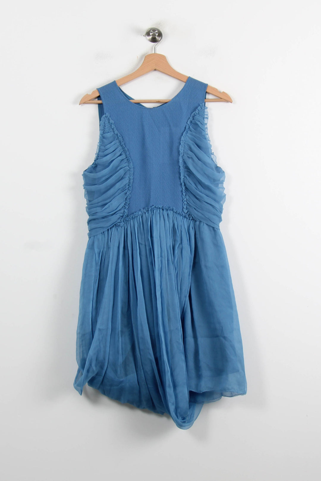 Robe Courte Bleue - Taille L/40 de la marque Maje | GLO0127 - Vendu par Paradigme - Image 2