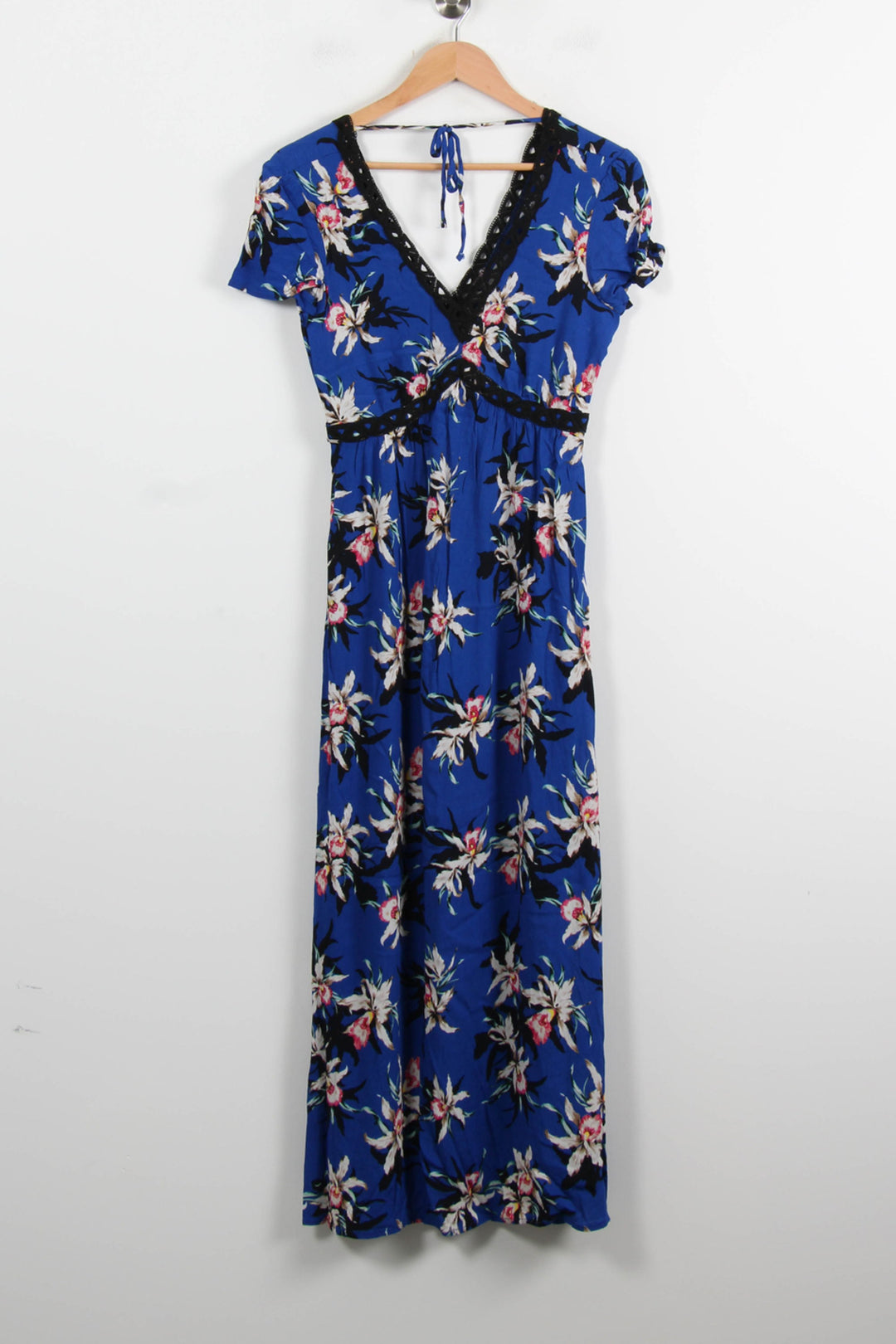 Robe Longue Bleue et Blanche - Taille XS/34 de la marque IKKS | GLO0131 - Vendu par Paradigme - Image 4