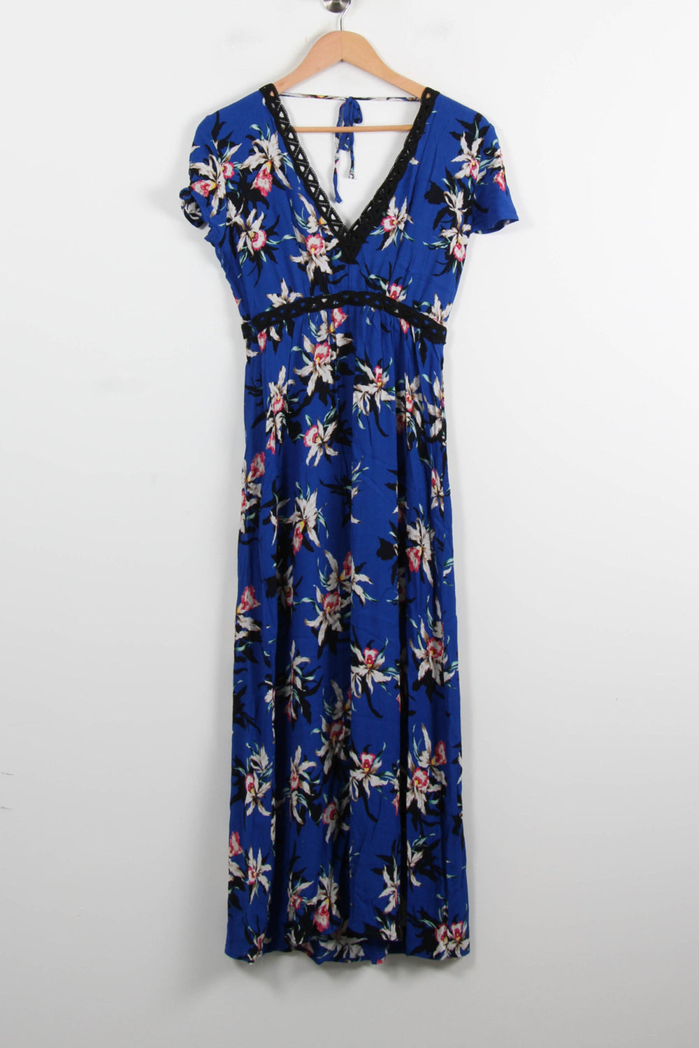 Robe Longue Bleue et Blanche - Taille XS/34 de la marque IKKS | GLO0131 - Vendu par Paradigme - Image 2