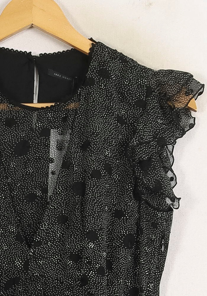 Robe Courte Noire - Taille M/38 de la marque IKKS | GLO0142 - Vendu par Paradigme - Image 3