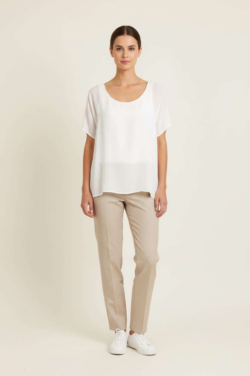 Blouse Blanche - Taille L/40 de la marque La Fée Maraboutée | GLO0144 - Vendu par Paradigme - Image 1