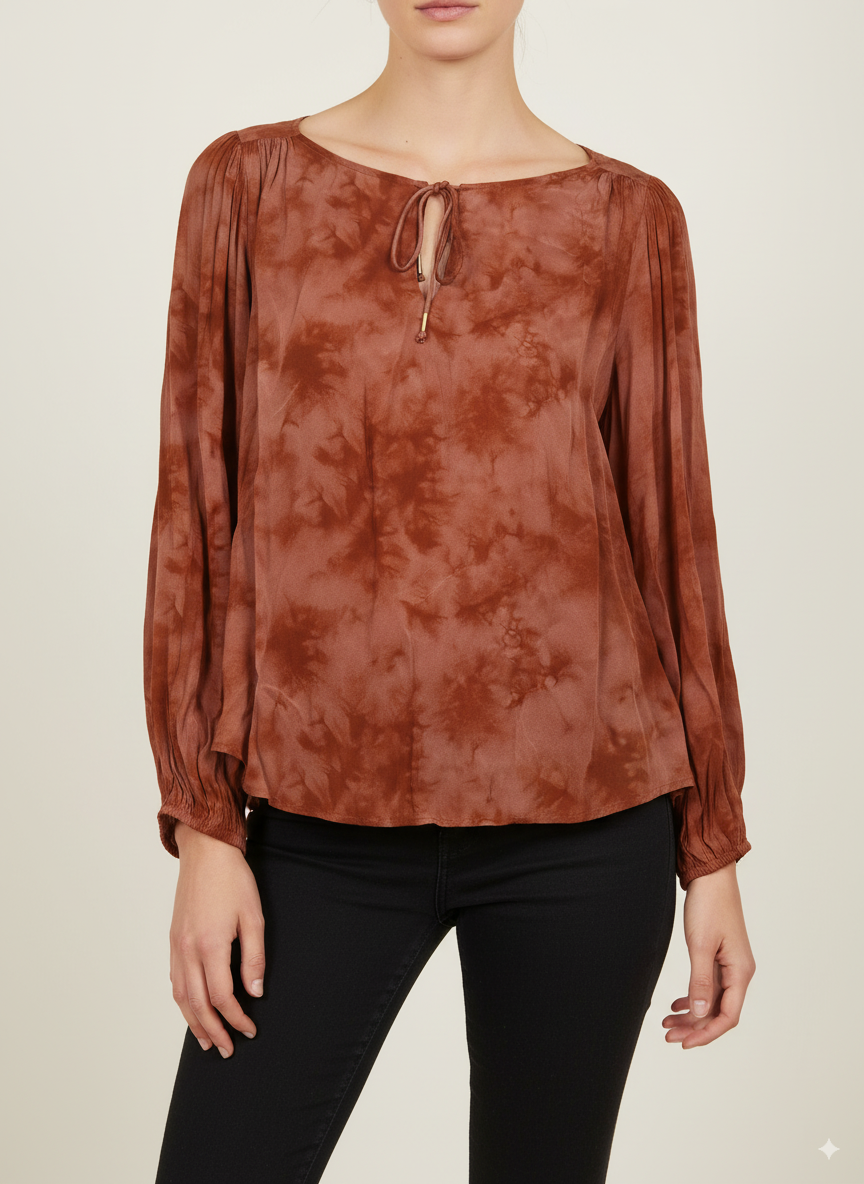 Blouse Marron - Taille S/36