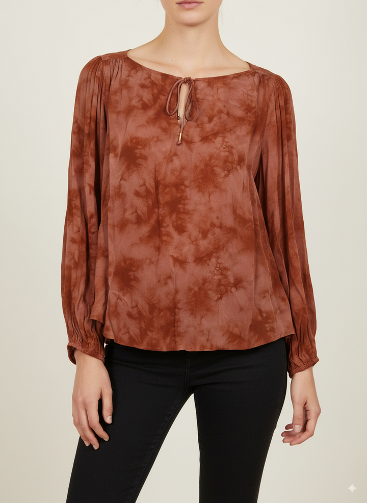 Blouse Marron - Taille S/36