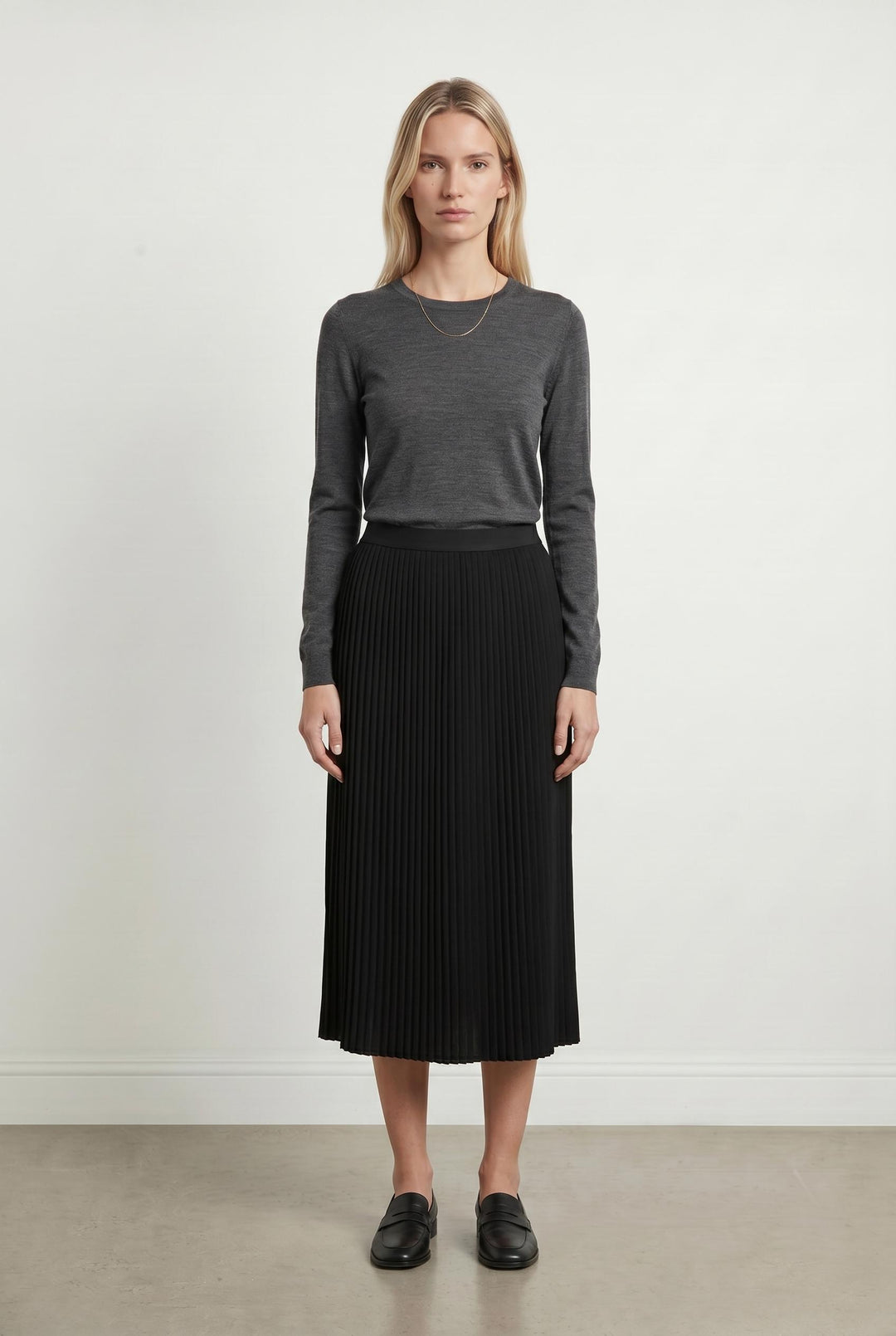 Jupe Plissée Noire - Taille M/38 de la marque Comptoir des Cotonniers | IH4R - Vendu par Paradigme - Image 1
