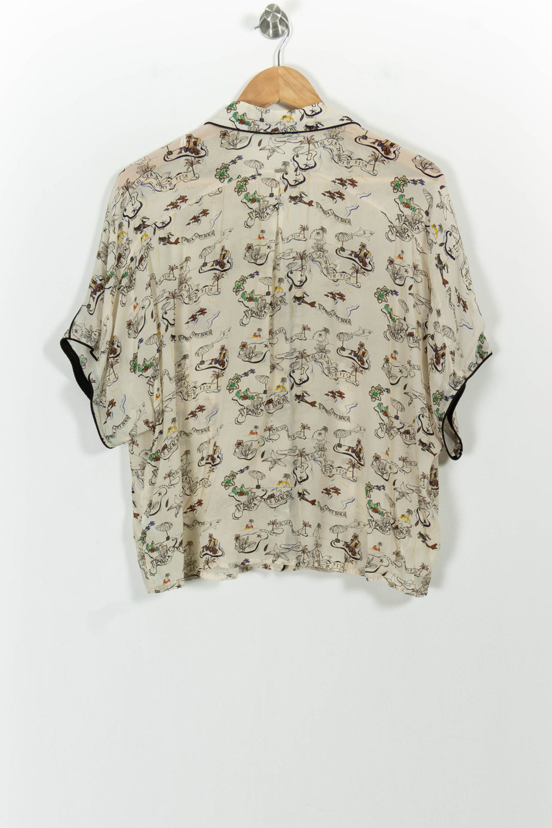 Chemise Beige - Taille S/36 de la marque IKKS | LP30406 - Vendu par Paradigme - Image 4