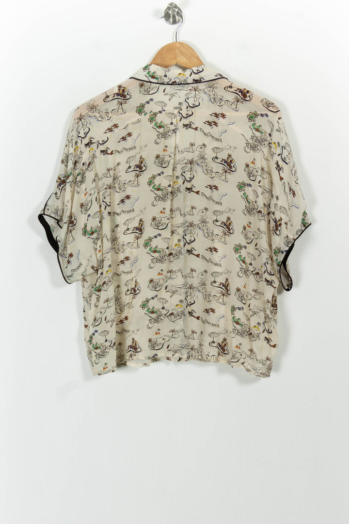 Chemise Beige - Taille S/36 de la marque IKKS | LP30406 - Vendu par Paradigme - Image 4