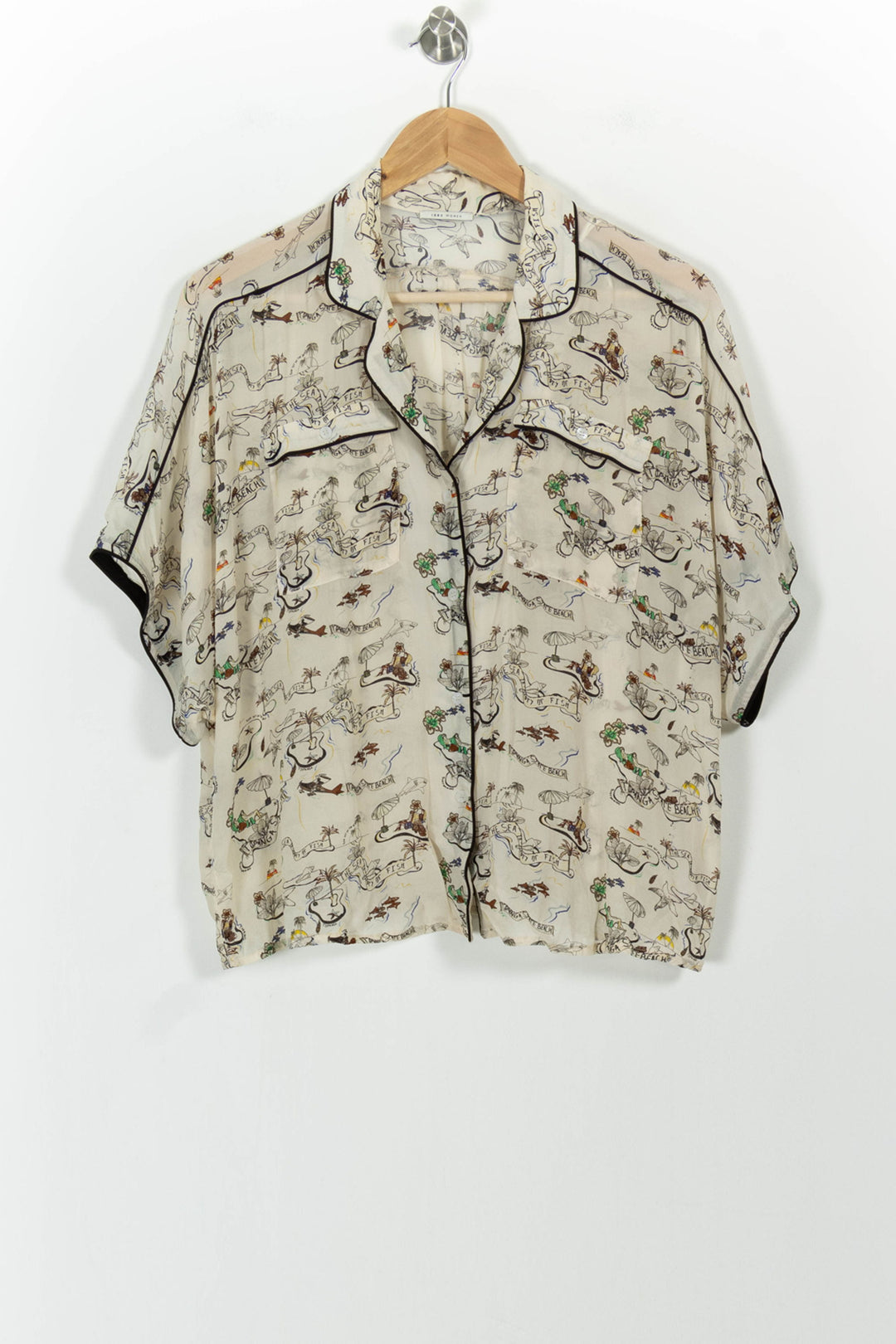 Chemise Beige - Taille S/36 de la marque IKKS | LP30406 - Vendu par Paradigme - Image 2