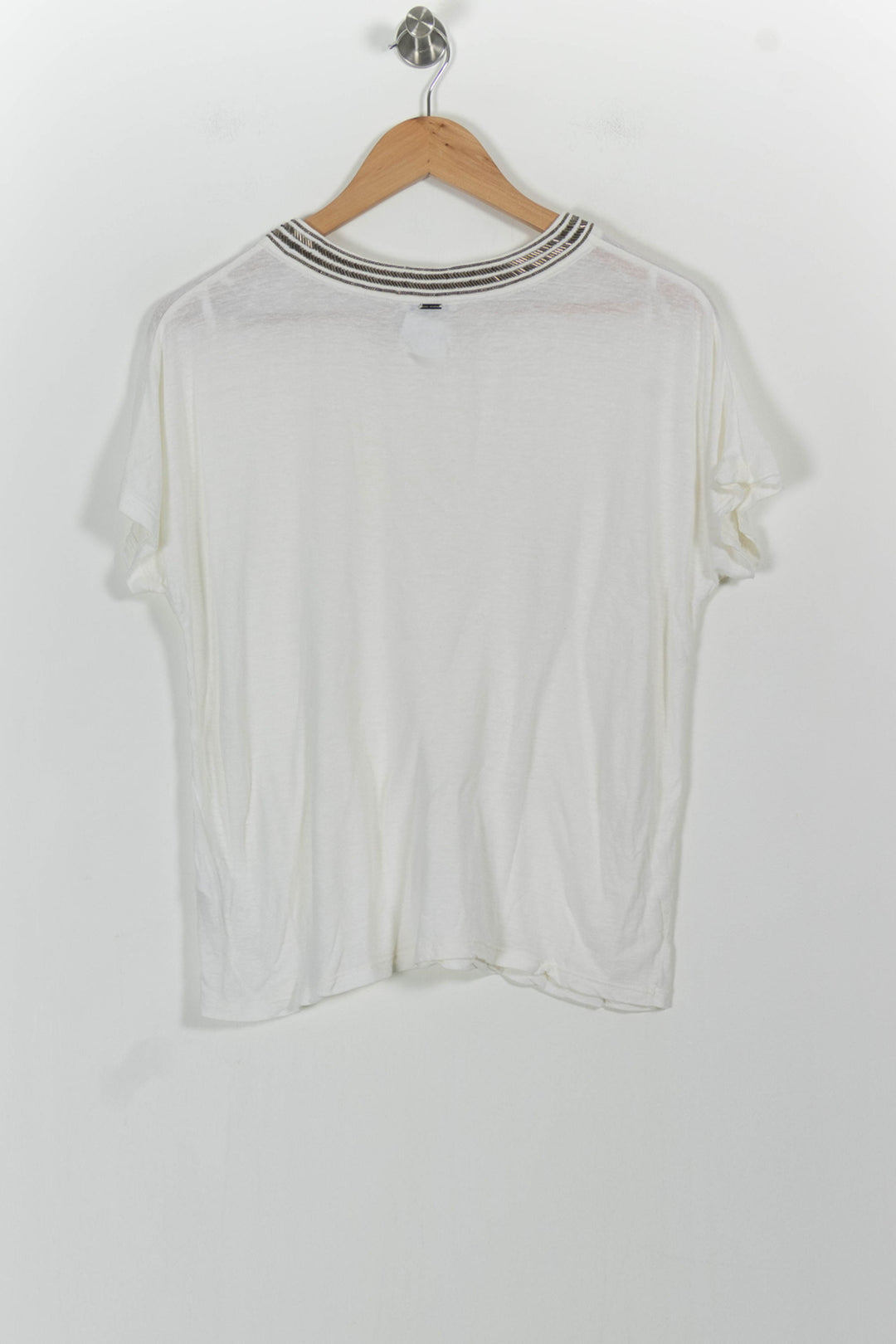 T-shirt Blanc - Taille S/36 de la marque IKKS | LP40406 - Vendu par Paradigme - Image 4