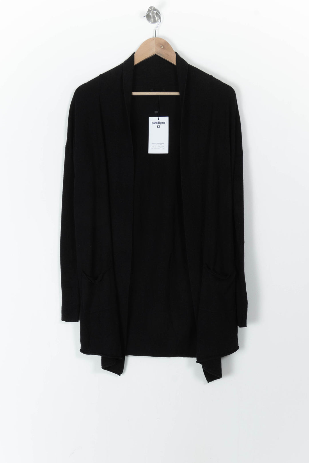 Cardigan Noir - Taille L/40 de la marque IKKS | LXCAS1004 - Vendu par Paradigme - Image 2
