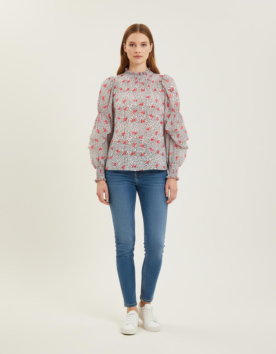 Top À Volants - Taille S/36