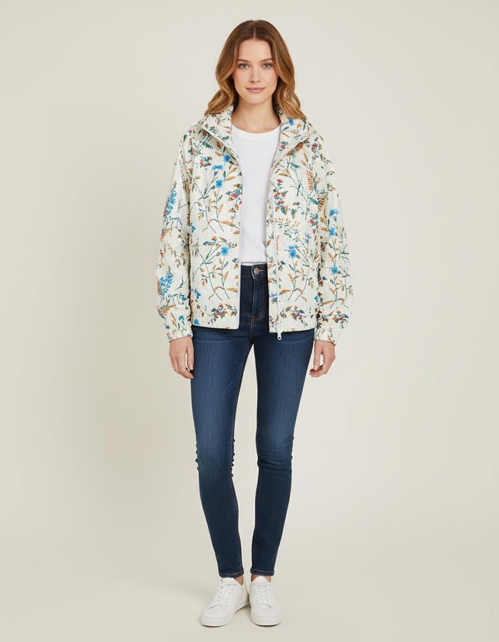 Coupe Vent Imprimé Herbier - Taille L/40
