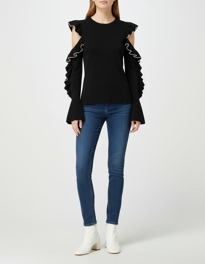 Pull En Maille Avec Épaules Dénudées - Taille S/36