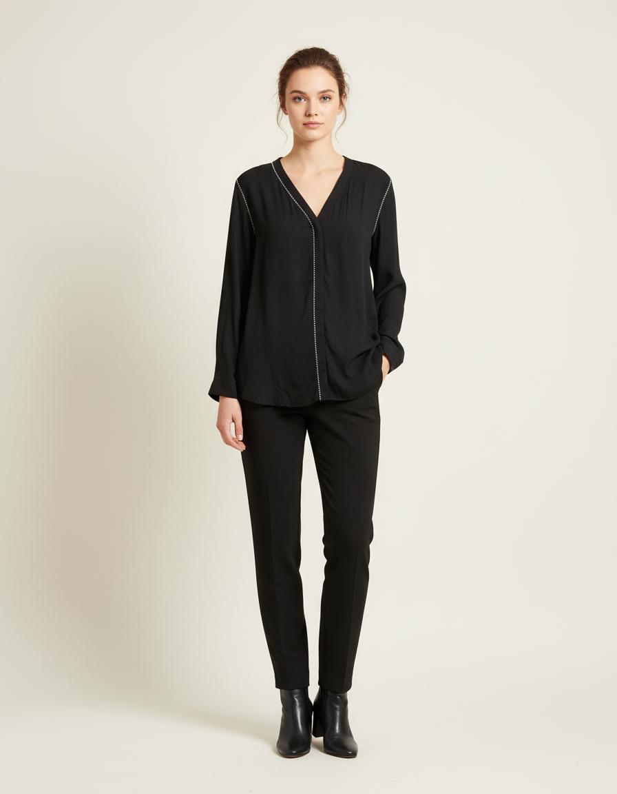 Chemise Soyeuse Avec Jours Échelle - Taille M/38