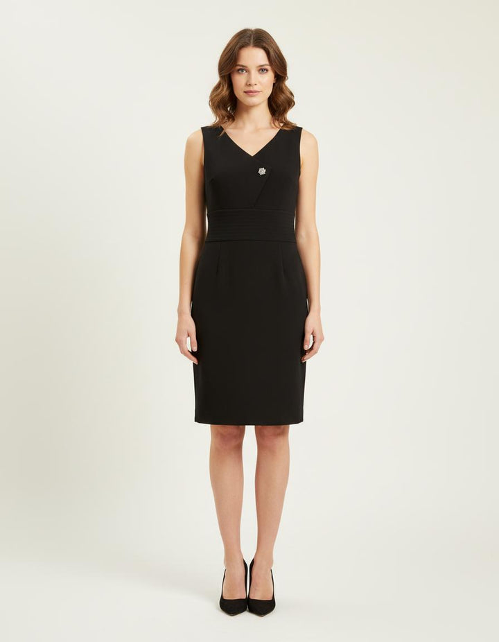Robe Sans Manches En Crêpe - Taille S/36