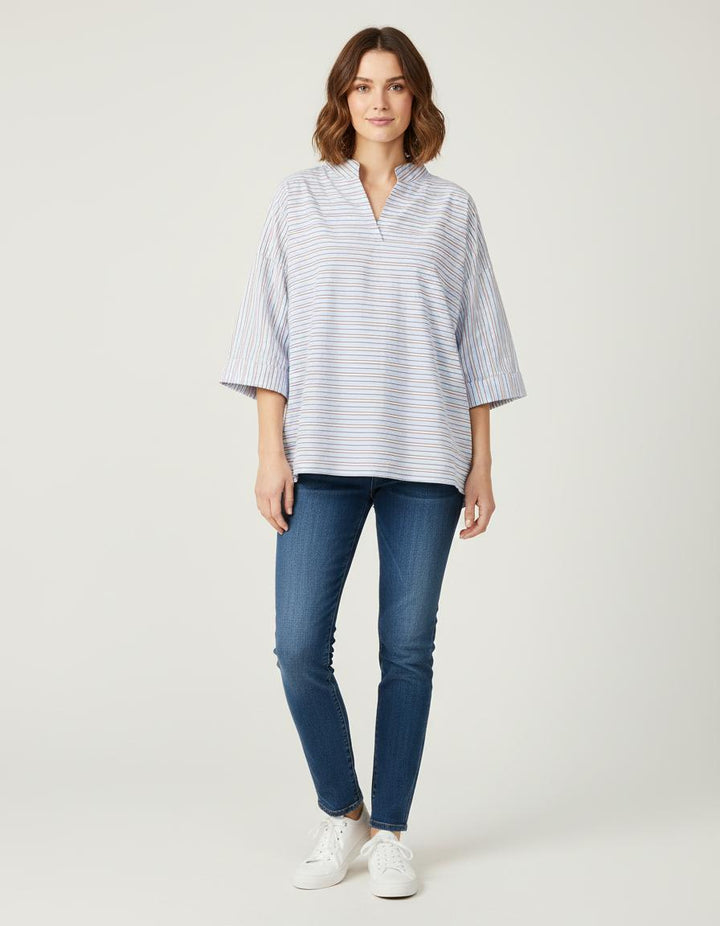 Top Loose En Coton Rayé - Taille S/36
