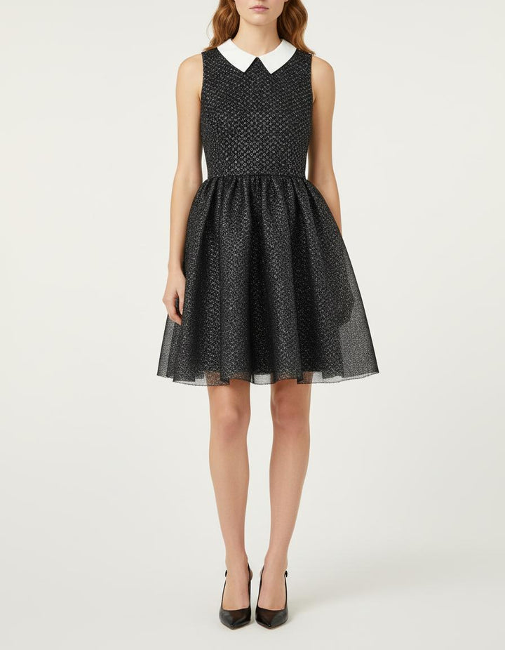 Robe Sans Manches En Tulle Et Lurex - Taille M/38