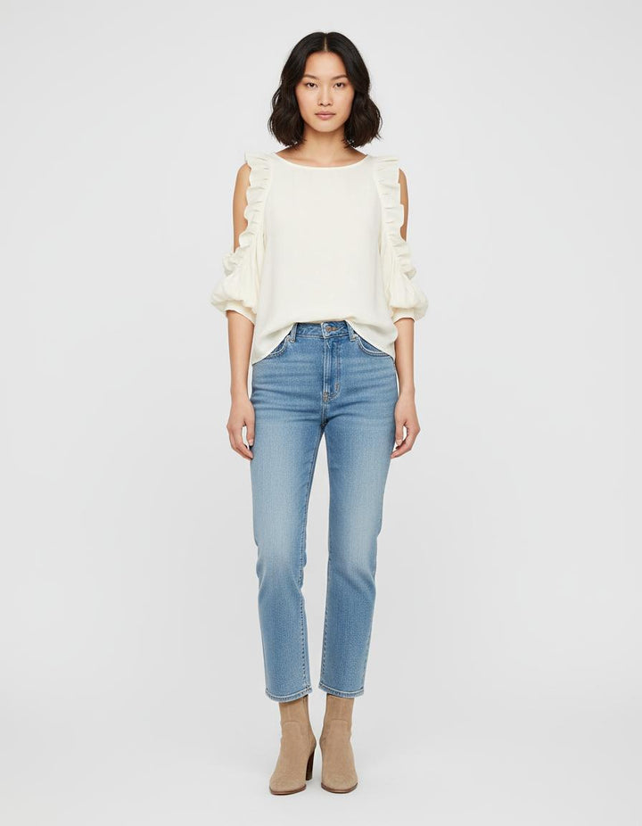 Top Fluide Ouvert Aux Épaules - Taille S/36