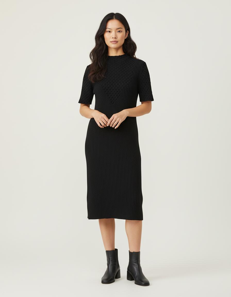 Pull En Maille Côtelée Avec Jours - Taille S/36