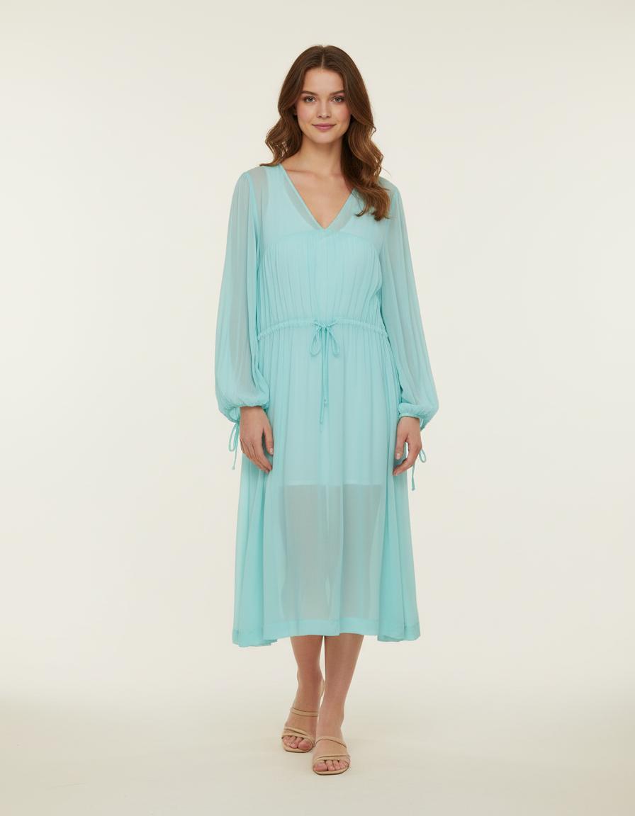 Robe Longue Avec Lien Coulissant - Taille L/40