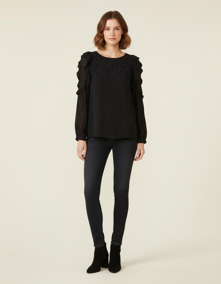 Top Fluide Ouvert Aux Épaules - Taille S/36