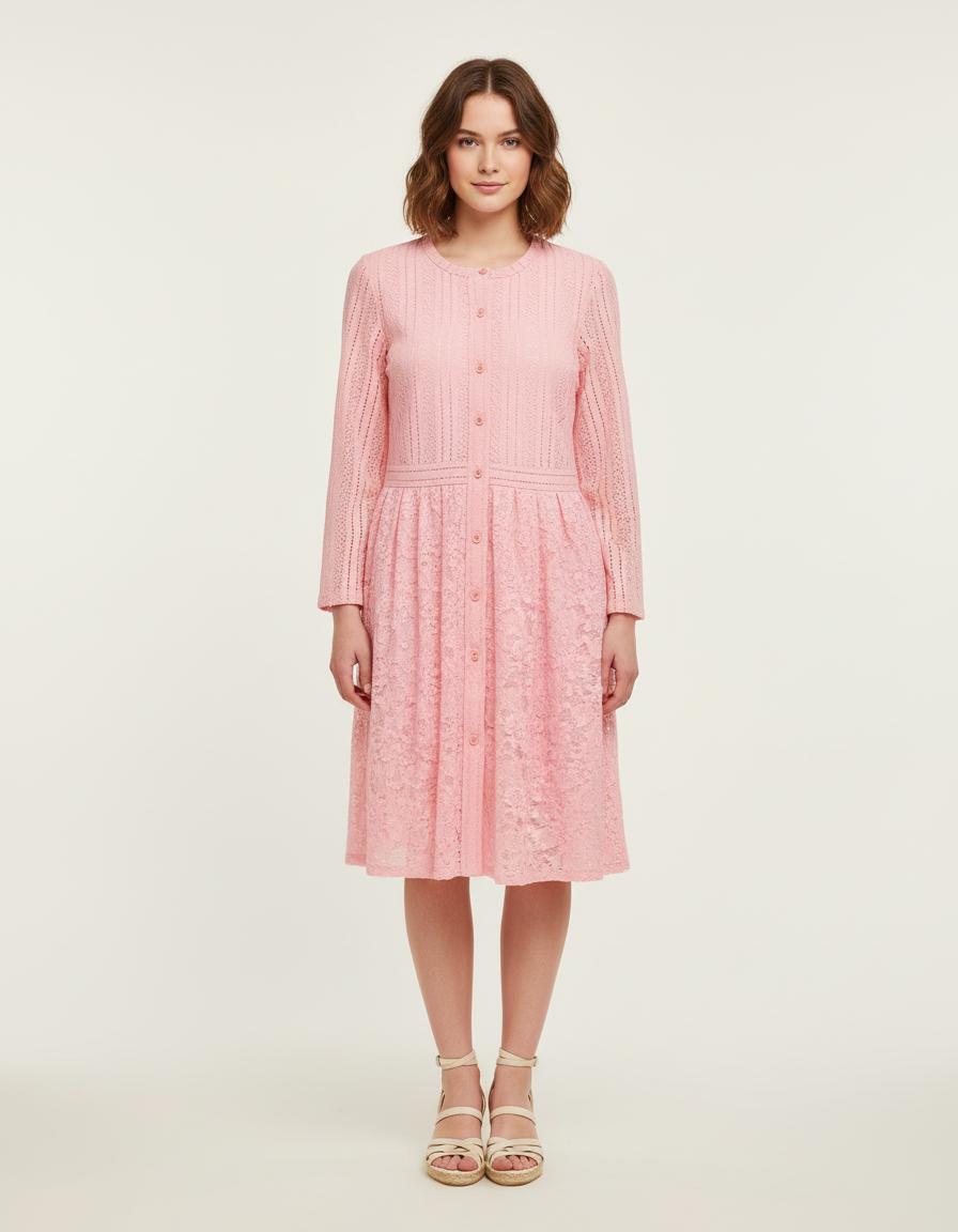 Robe En Dentelle Stretch - Taille S/36