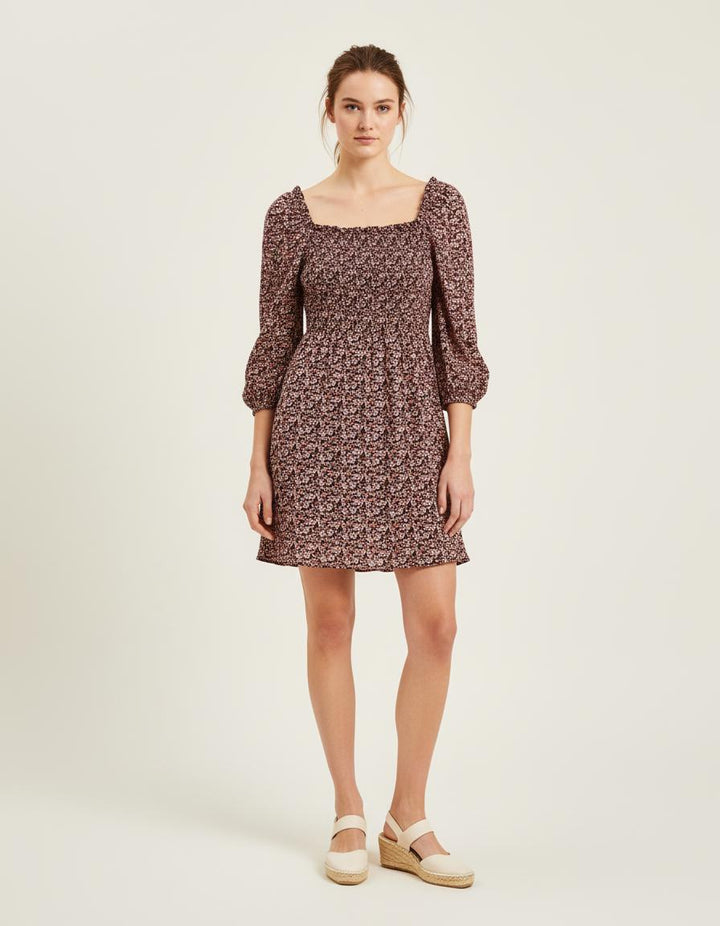 Robe Courte Avec Imprimé Floral - Taille S/36