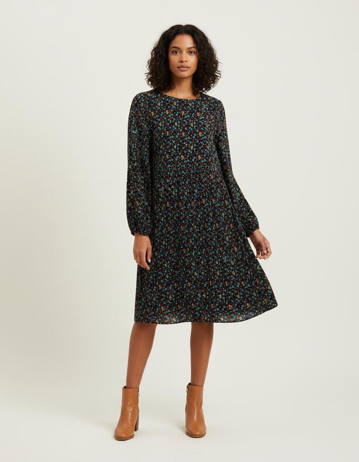 Robe Plissée Imprimée - Taille S/36