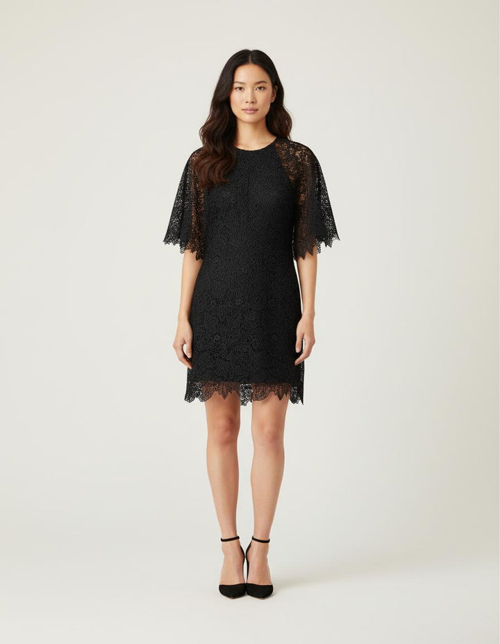 Robe Courte En Guipure - Taille S/36