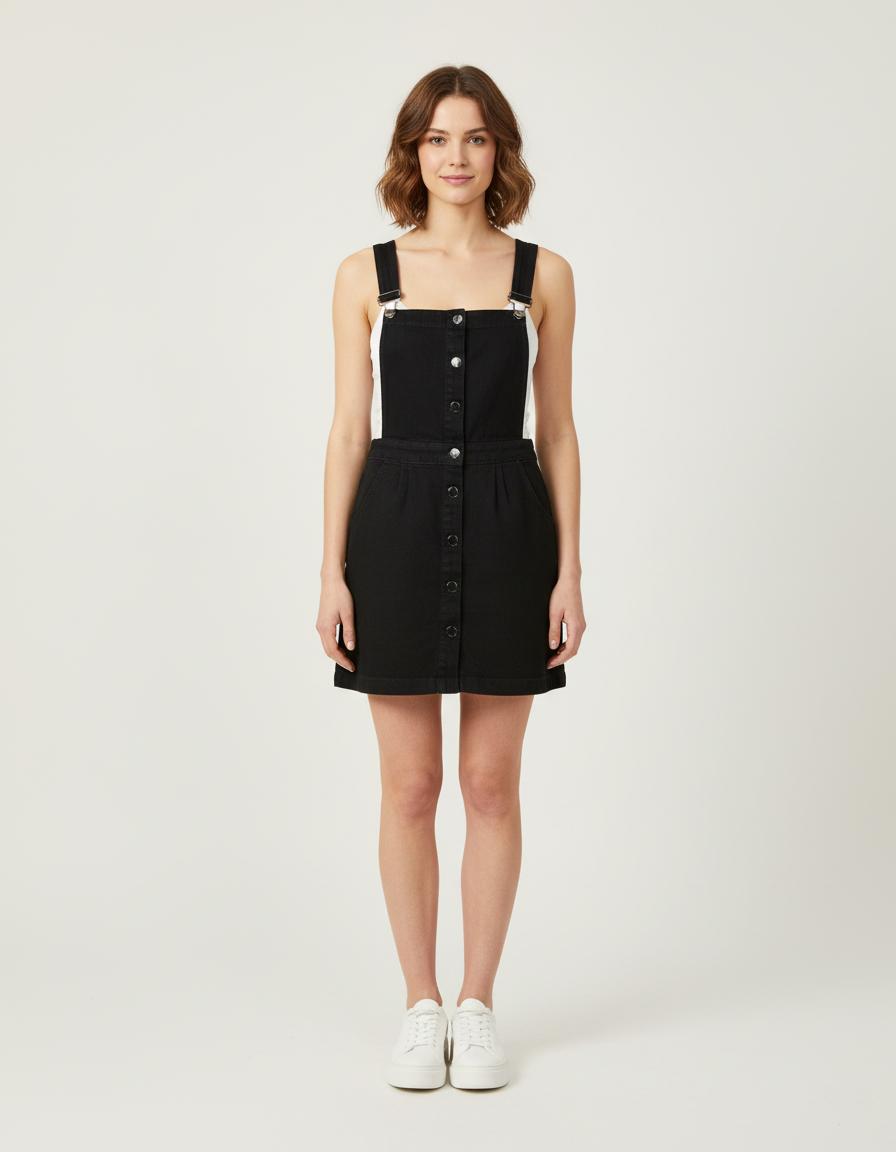 Robe En Jean À Bretelles - Taille L/40