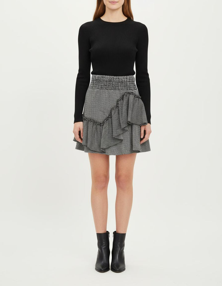 Jupe Jacquard Avec Volants - Taille M/38