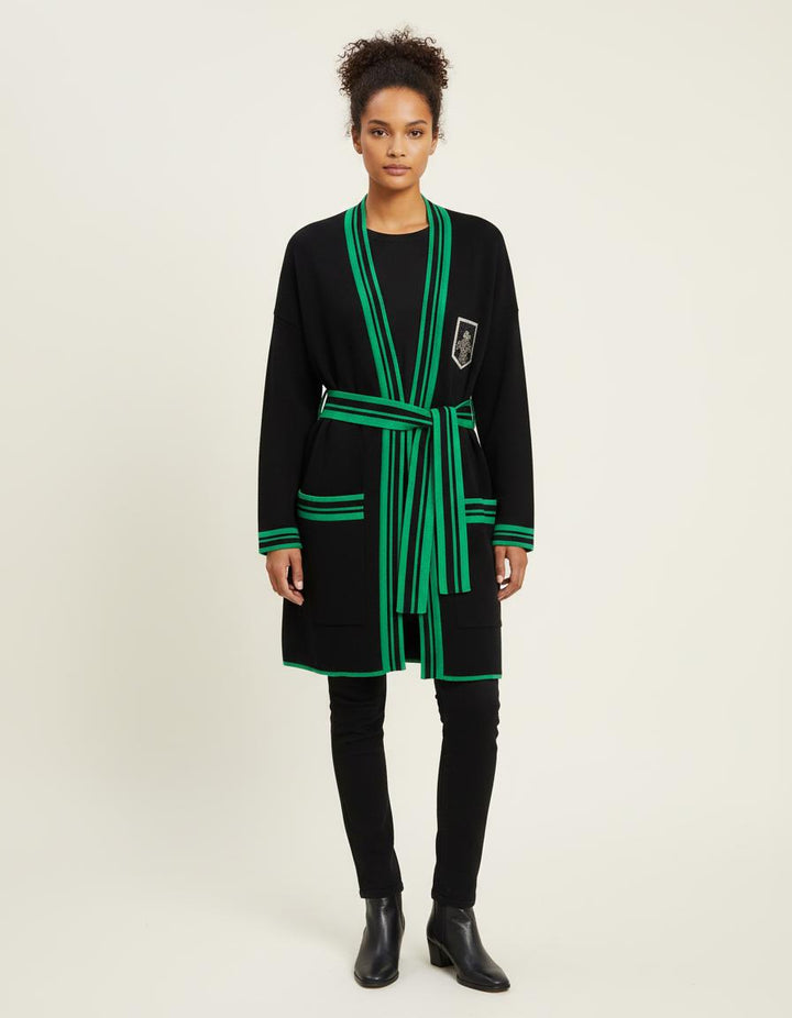 Gilet Mi-Long Avec Écusson - Taille L/40