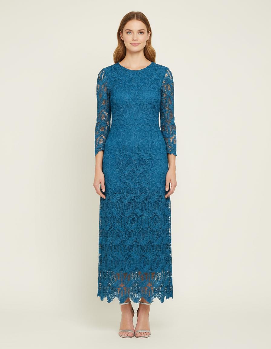 Robe Longue En Dentelle - Taille S/36