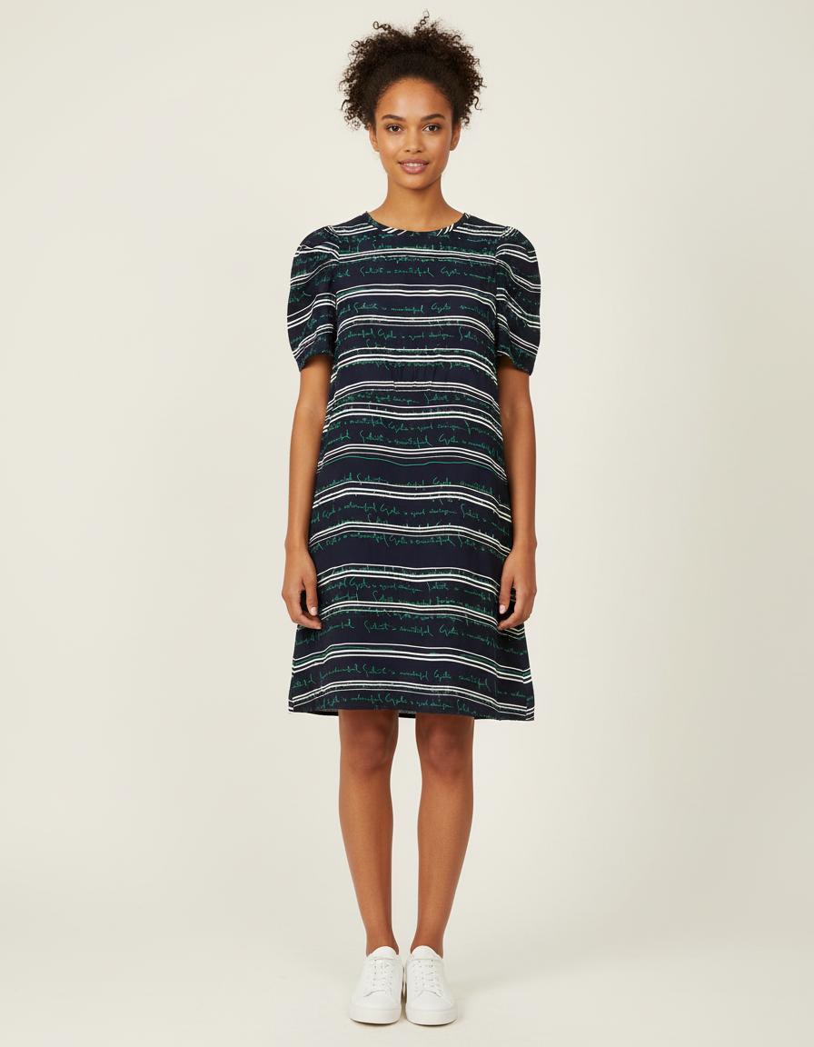 Robe Courte Avec Inscriptions - Taille L/40