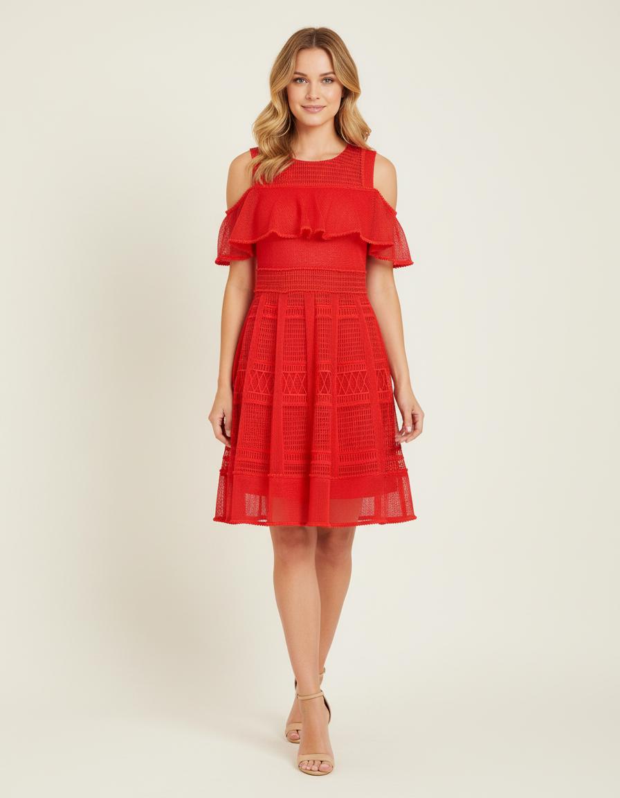 Robe Sans Manches En Maille Filet - Taille S/36