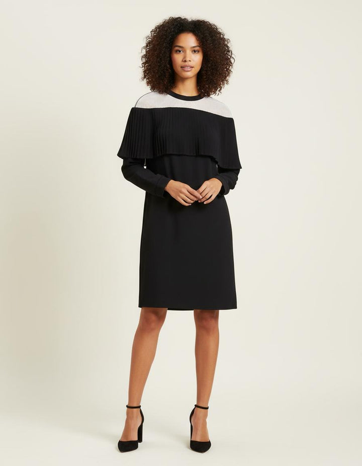 Robe Avec Volant Plissé En Crêpeâ - Taille S/36