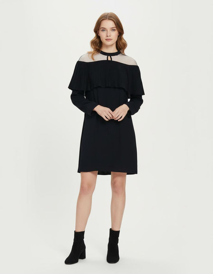 Robe Avec Volant Plissé En Crêpeâ - Taille L/40