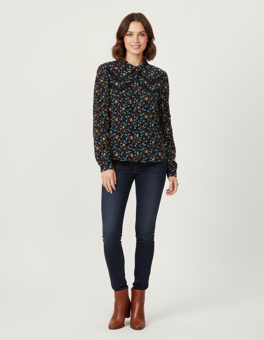 Chemisier À Imprimé Floral - Taille L/40