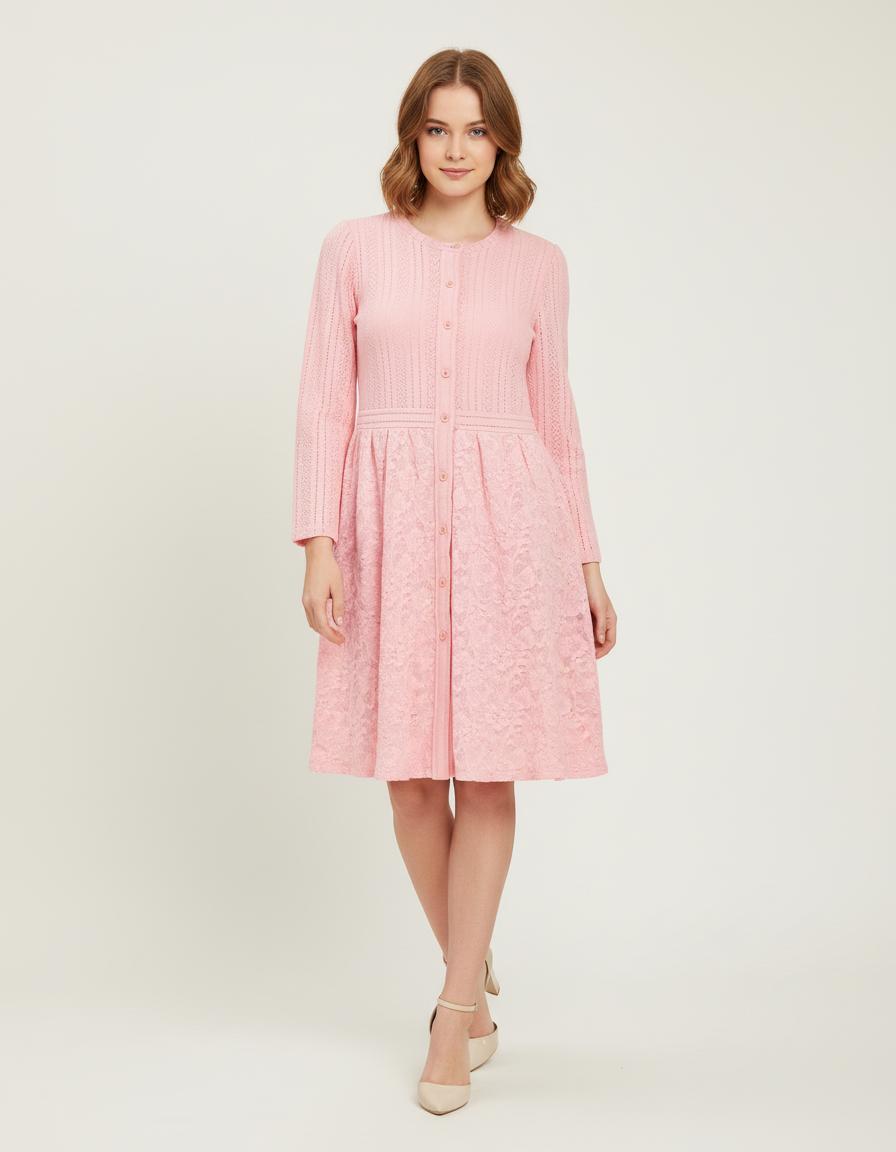 Robe En Dentelle Stretch - Taille M/38