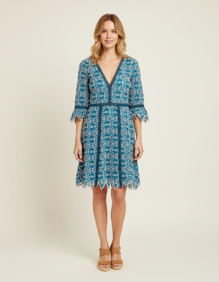 Robe Courte En Guipure - Taille S/36