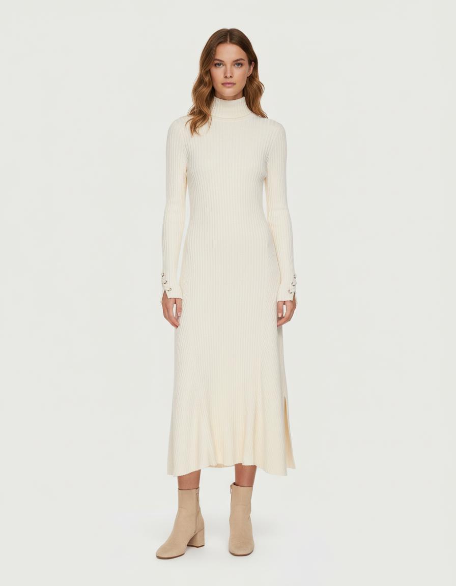 Robe Longue En Maille Tube - Taille S/36