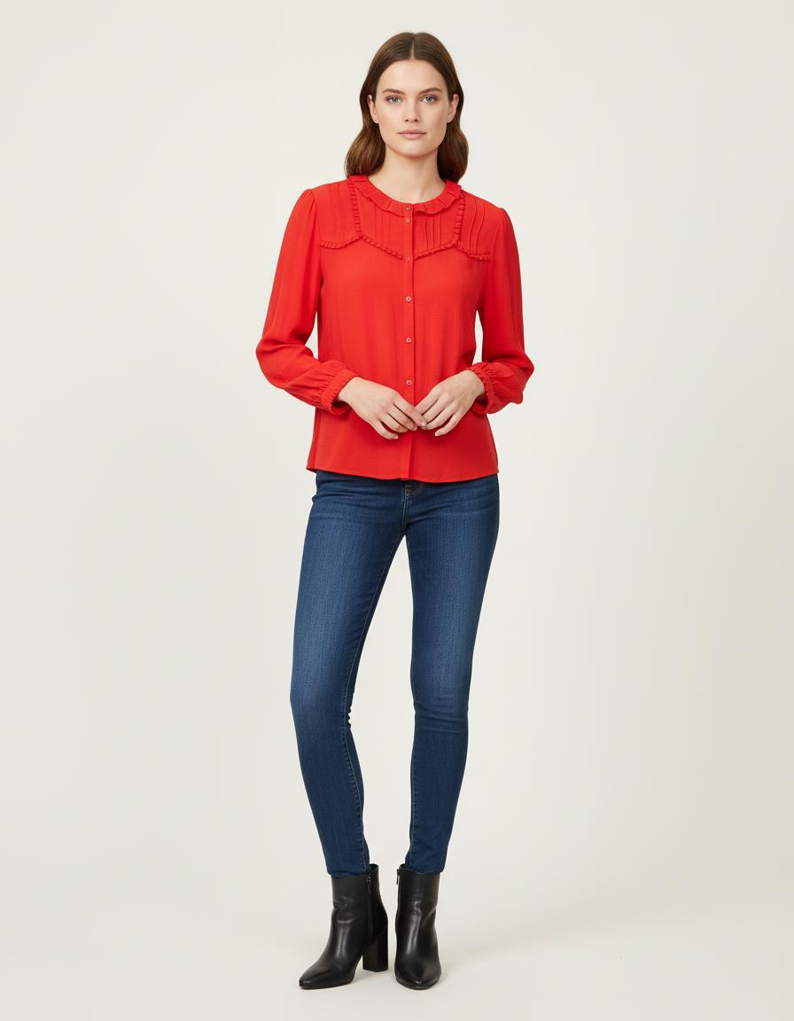 Chemise À Collerette - Taille S/36