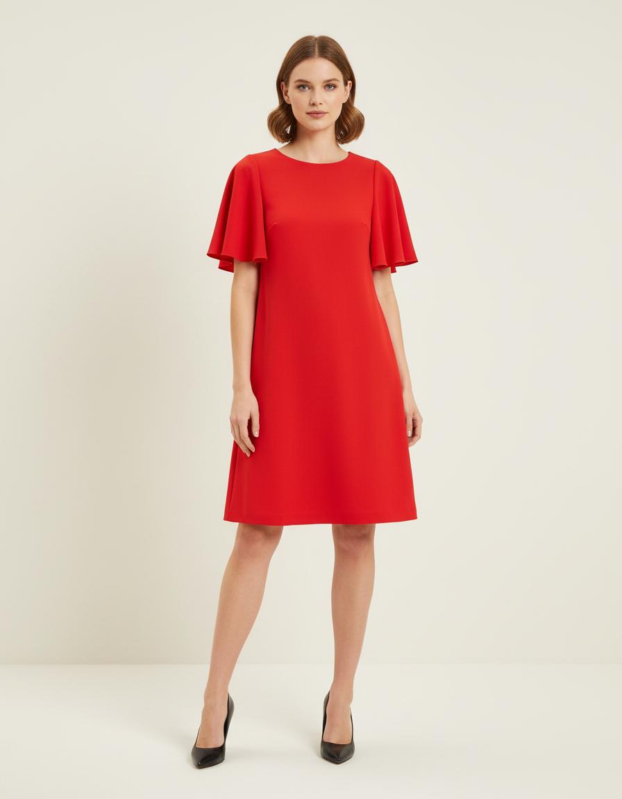Robe À Manches Papillon - Taille L/40