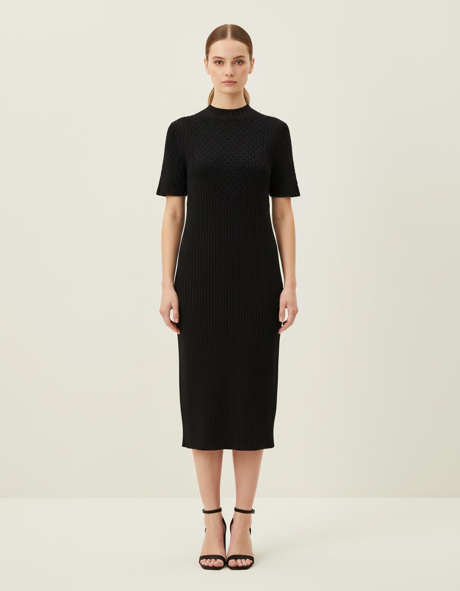 Pull En Maille Côtelée Avec Jours - Taille S/36